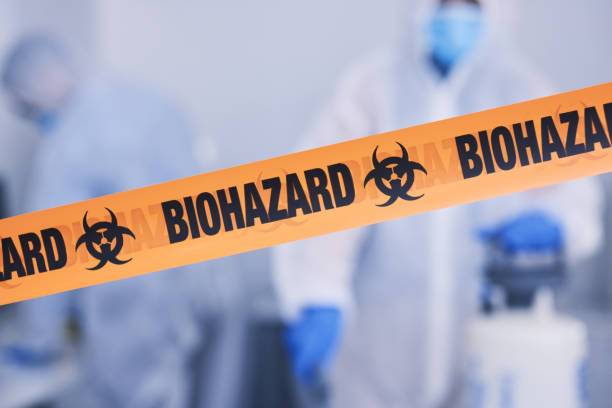 Professional Biohazard Cleanup technician working in Chelan Falls, WA